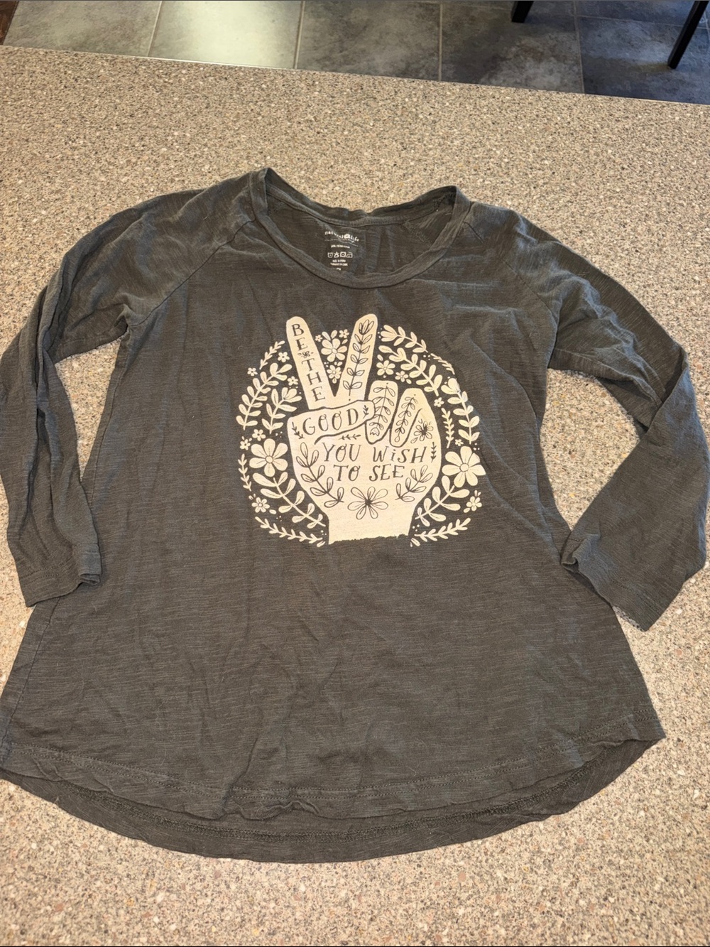 Natural life long sleeve be the good shirt